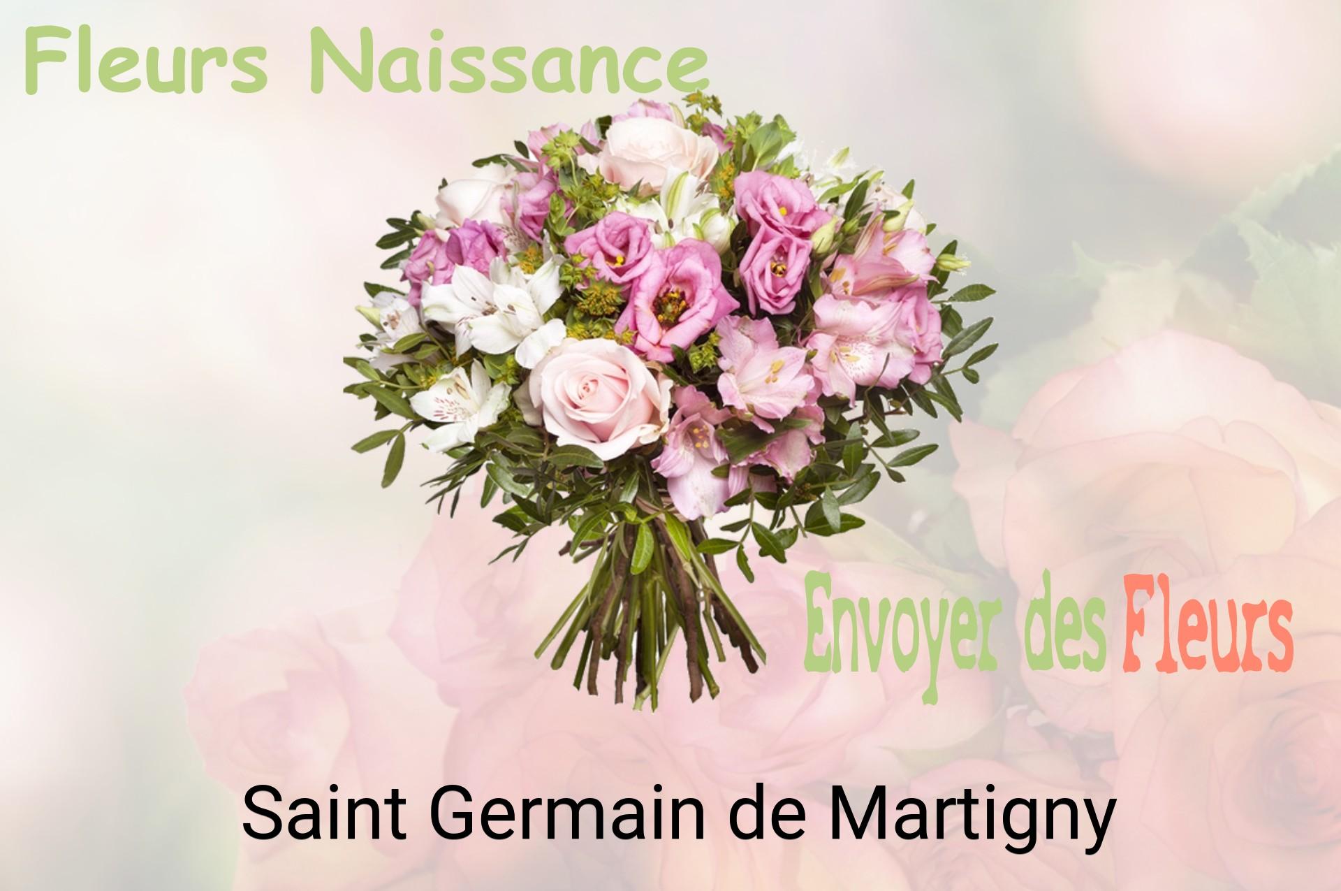 Bouquet de fleurs de naissance livré à Saint-Germain-de-Martigny